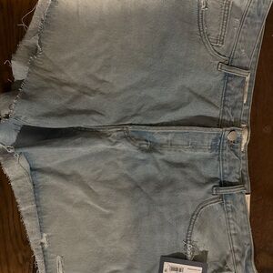 Light Blue Denim Shorts